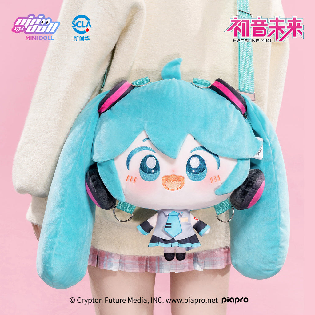 Hatsune Miku - Big Head Plush Bag