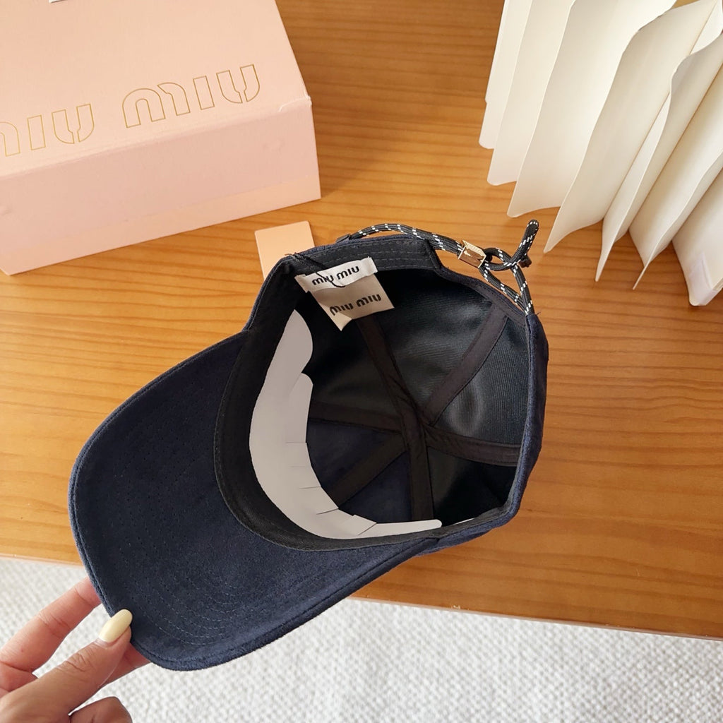M/M Baseball Cap with Logo Embroidery