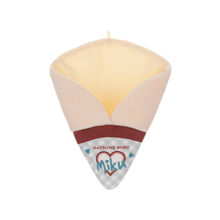 Character Vocal Series 01: Hatsune Miku Crepe Mascot Keychain Plush - A