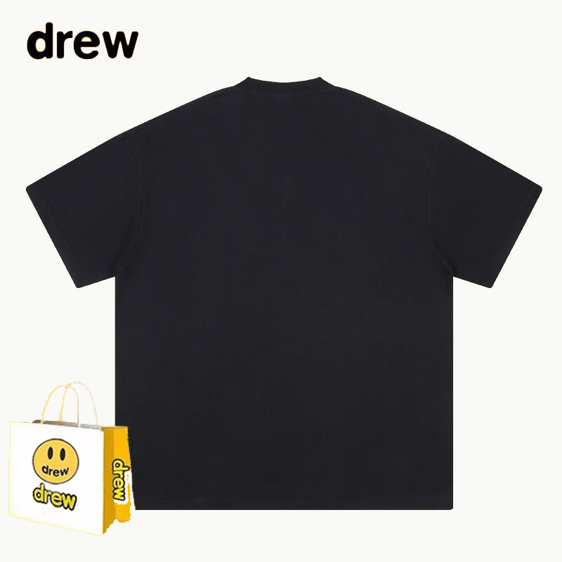 Drew T-shirts Short Sleeve T-shirt Smiley Face Short Sleeve