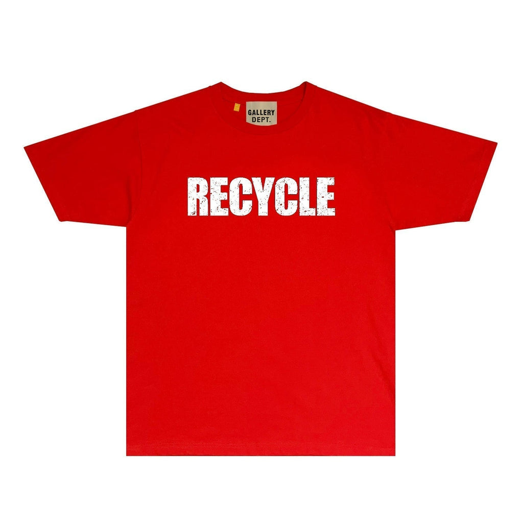 Gallery Dept T Shirt Retro Printed Loose Short-Sleeved Shirt (part2)